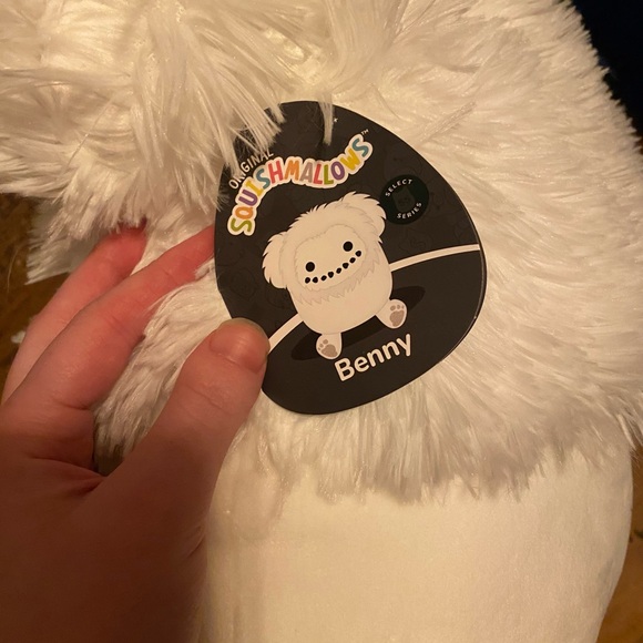 NWT Select Series Benny the Bigfoot Winter Snowman ⛄️ 12" Squishmallow Black Tag - Picture 3 of 4